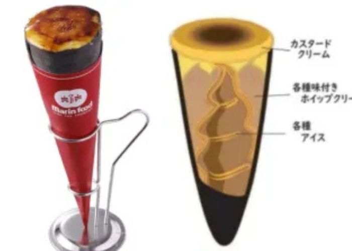 アイスブリュレクレープ