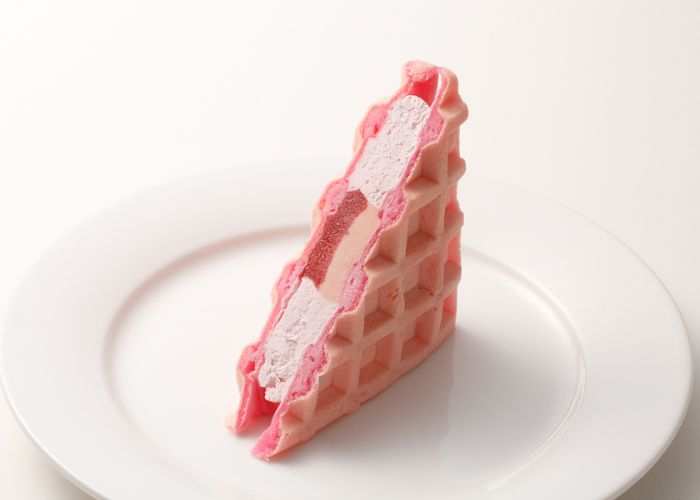 もっちりワッフル(ダブルいちご)