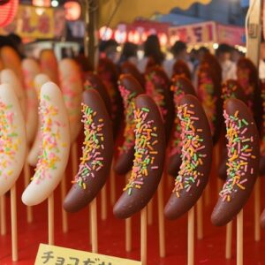屋台の定番チョコバナナ｜祭り・学園祭に仕入れチョコバナナご紹介
