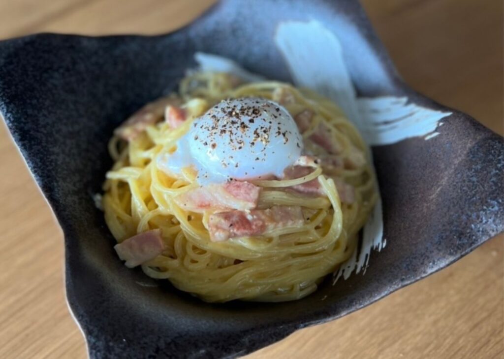 豆乳クリームパスタ