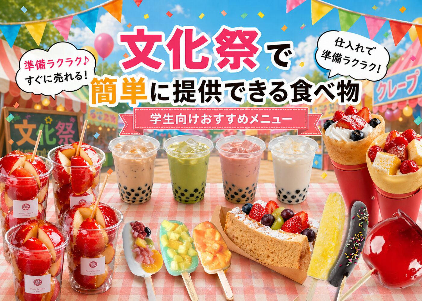 文化 祭 食べ物